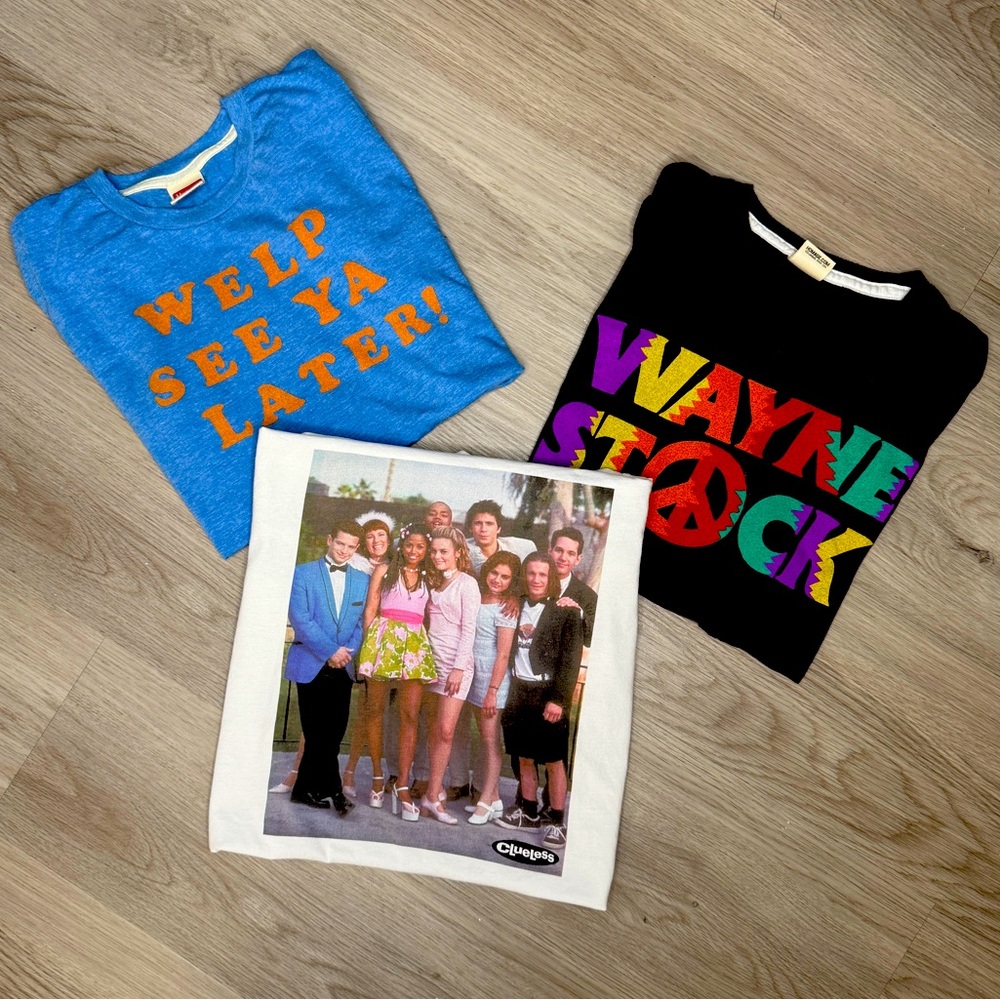 3 Homage 90s Movies T-Shirts